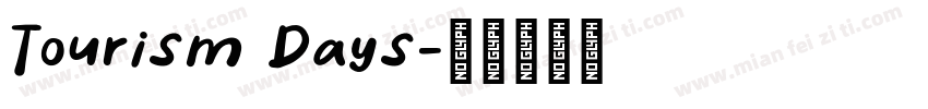 Tourism Days字体转换